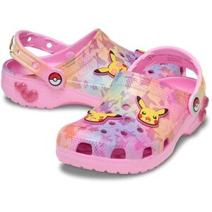 CROCS Kids Multicolor Sandals with Pikachu Design